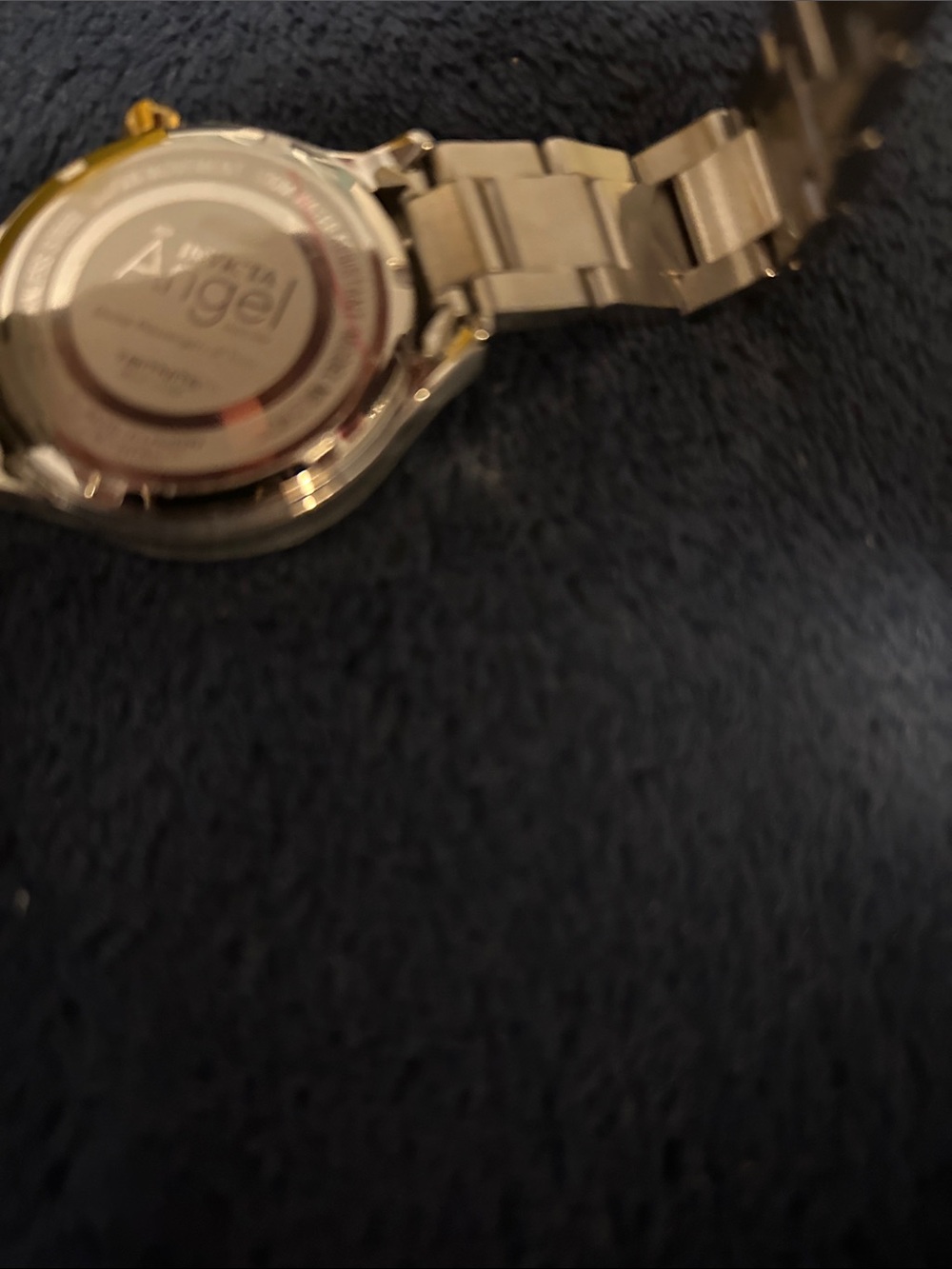 Invicta Two-Tone Silver and Gold Women's Watch with Geometric White Dial - Picture 6 of 6